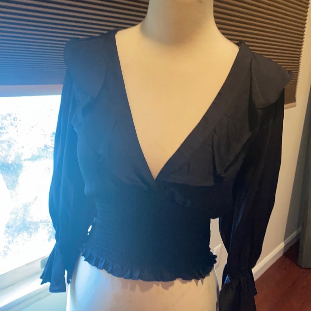 NWT black sexy top